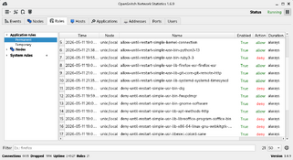 OpenSnitch — Simple example of app rules